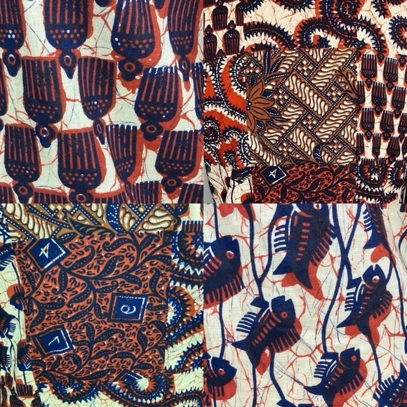 Vintage JCPenney African Afro-Centric Print Cotton Button Down Shirt - Picture 2 of 14